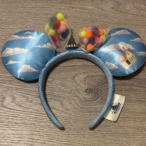 Disney Blue and Multicolor Balloon Ear Headband